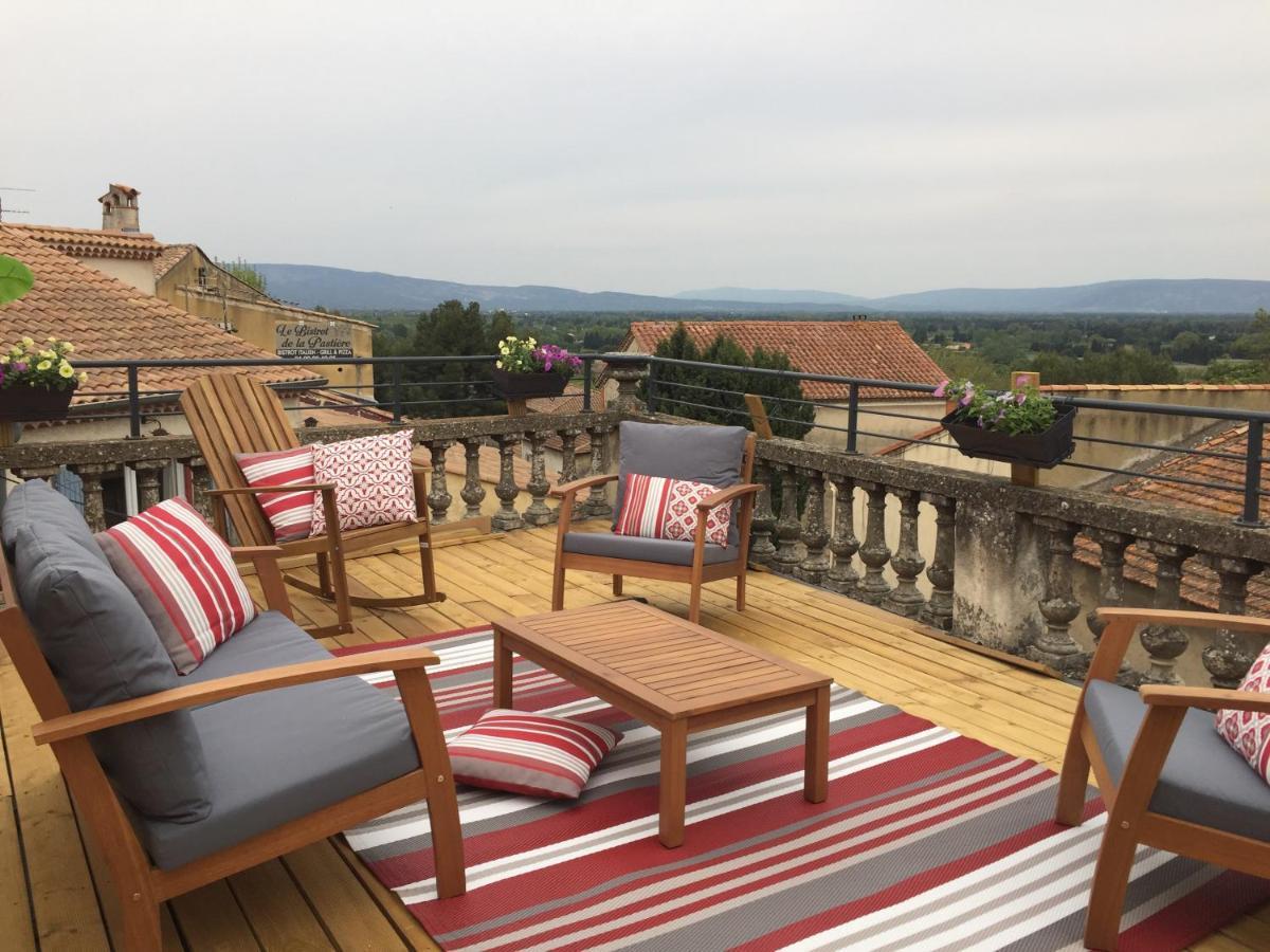 Bed and Breakfast Un Soir Sous Les Etoiles Châteauneuf-de-Gadagne Exterior foto
