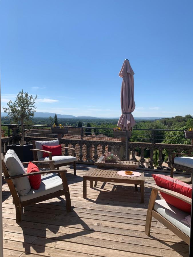 Bed and Breakfast Un Soir Sous Les Etoiles Châteauneuf-de-Gadagne Exterior foto