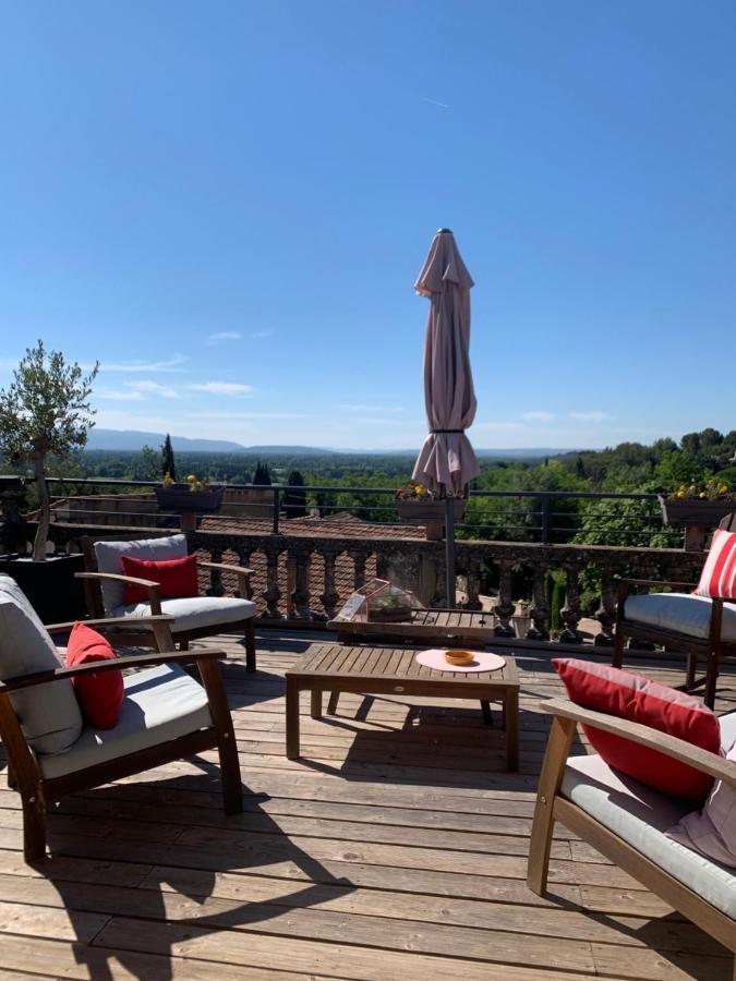 Bed and Breakfast Un Soir Sous Les Etoiles Châteauneuf-de-Gadagne Exterior foto