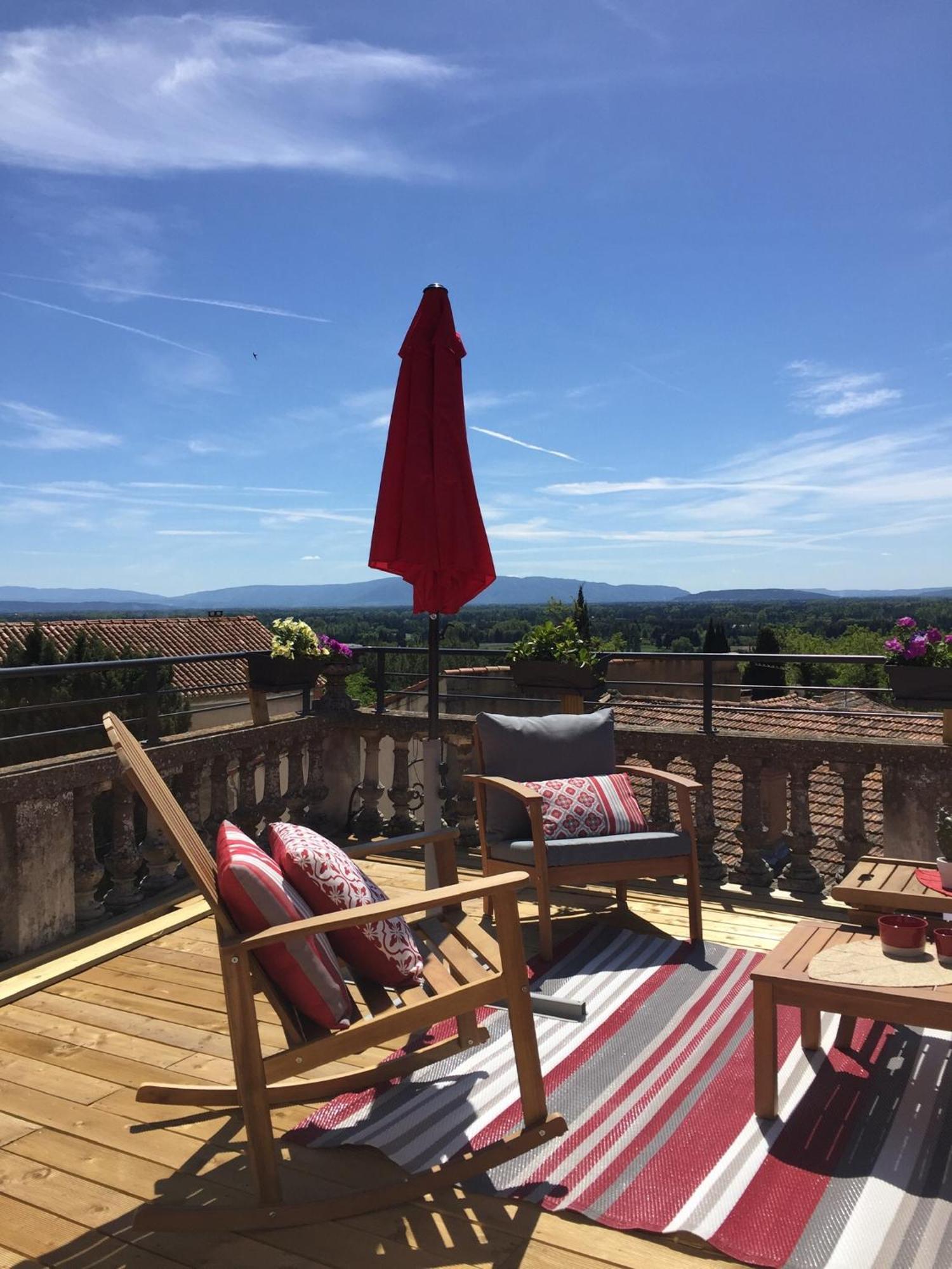 Bed and Breakfast Un Soir Sous Les Etoiles Châteauneuf-de-Gadagne Exterior foto